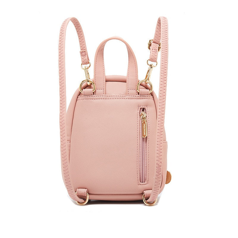 Mini Backpack Paris in Light Grey