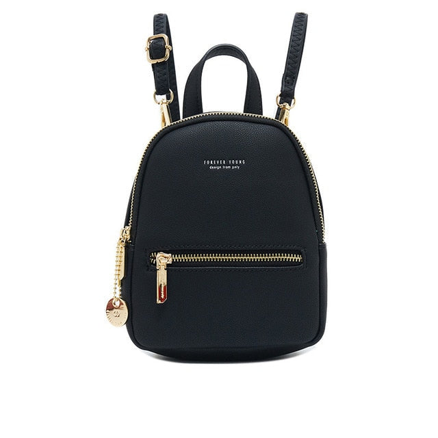 Mini Backpack Paris in Light Grey