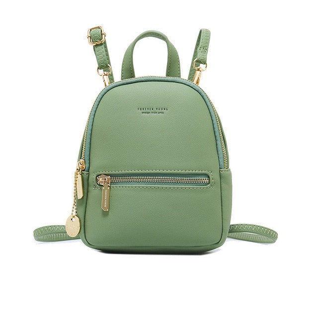 Mini Backpack Paris in Light Grey