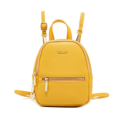 Mini zaino Paris in giallo brillante