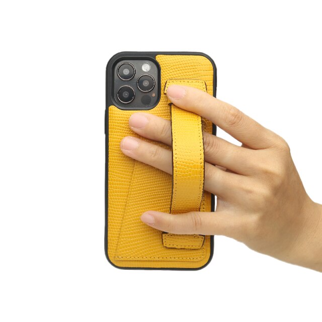 Funda para iPhone con correa y tarjetero